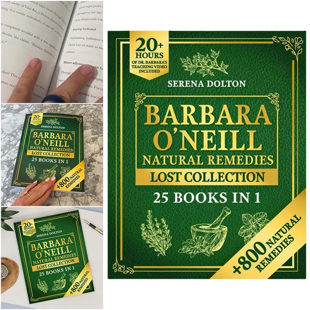 Herbal And Wellness - Libro de colección de remedios a