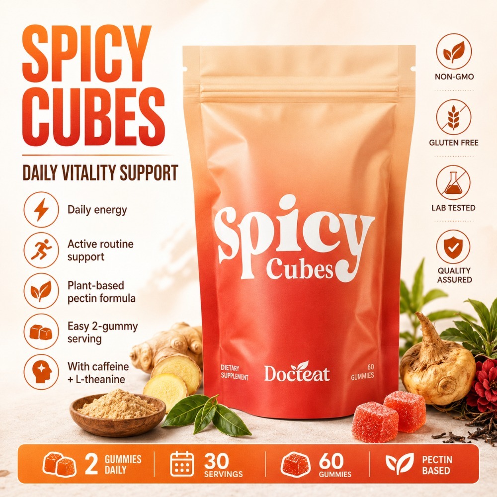 Gomitas Docteat Spicy Cubes, 6 - Wellness Herbal Tea Blends reseña y precio