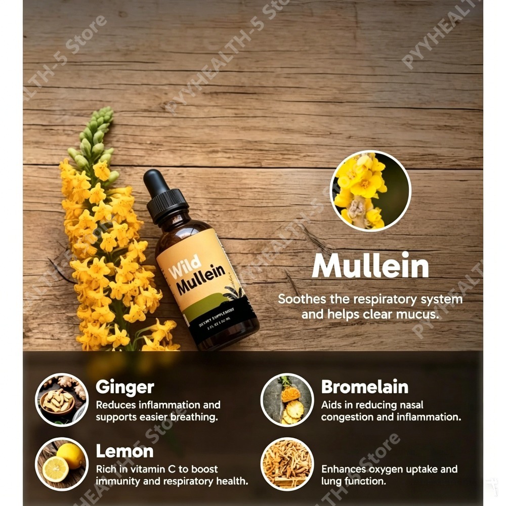 Gotas de Hoja de Gordolobo Sil - Herbal And Wellness reseña y precio