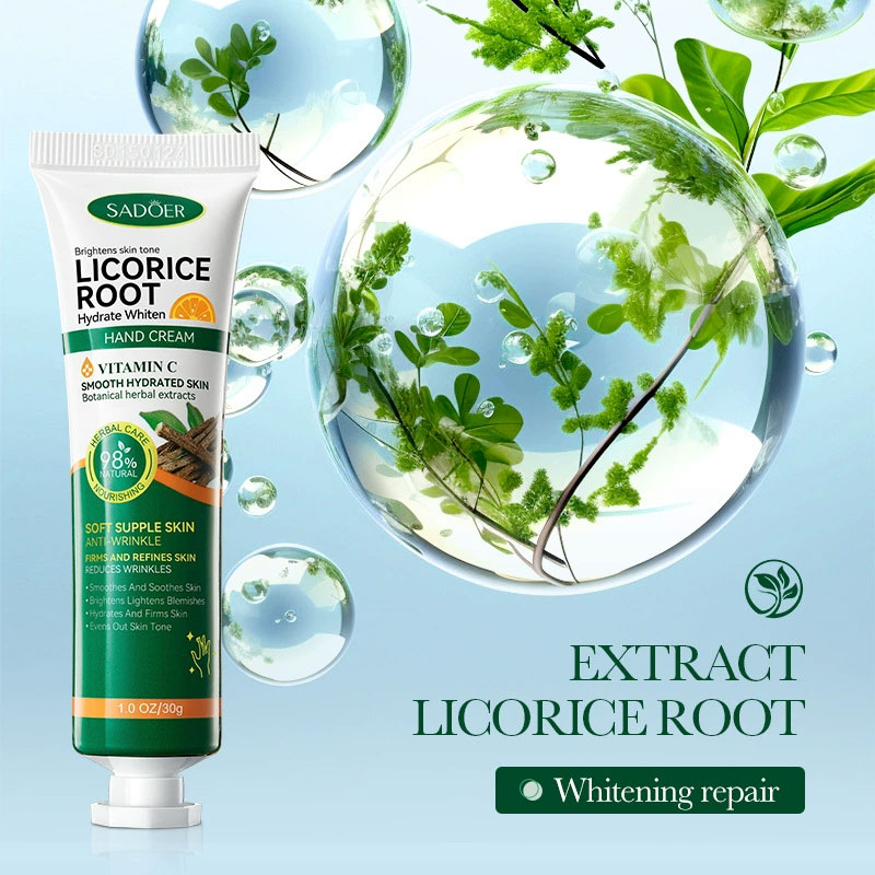 Crema de manos blanqueadora rá - Licorice Root Sticks reseña y precio